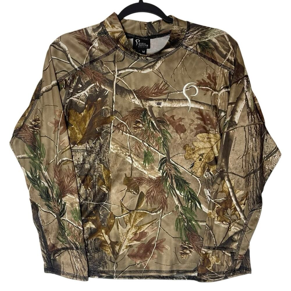 Prois Hunting Women Realtree Shirt Long Sleeve Performance Size M Base Layer USA